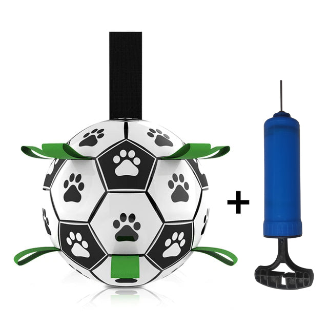 Dog Toys Interactive Pet Football Toys with Grab Tabs Dog Outdoor training Soccer