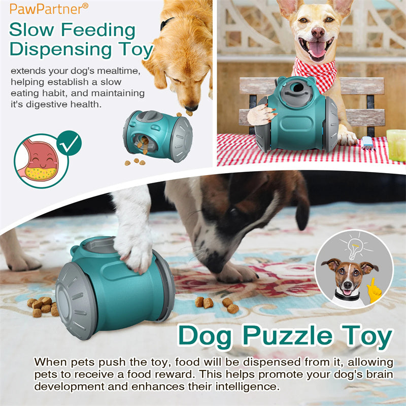 Dog Tumbler Toys Increases Pet IQ Interactive Slow Feeder For Small Medium Dogs Cat Training Balance Car Feeder Pet Toy Pet Products
